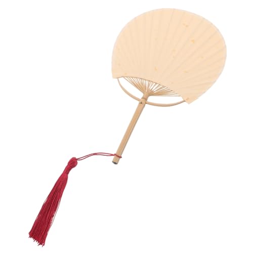 Angoily Mini Bambus Fächer zum Selbstgestalten Doppelseitig Blanko Handgefertigt Japanischer Stil Handventilator Cosplay Zubehör Kühlender Handfächer mit Quaste für DIY Kunst Party Outdoor Angoily Mini Bambus Fächer zum Selbstgestalten Doppelseitig Blanko Handgefertigt Japanischer Stil Handventilator Cosplay Zubehör Kühlender Handfächer mit Quaste für DIY Kunst Party Outdoor von Angoily