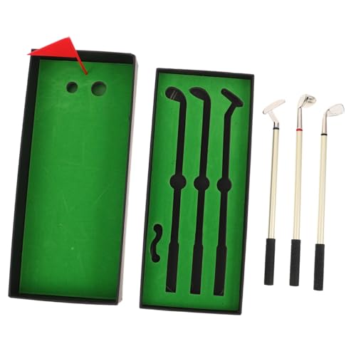 Angoily Mini Golf Kugelschreiber Set mit Ball und Flagge im Etui Praktische Golf Club Stifte als Bürodekoration und Schreibtischspiel für Golfer und Kollegen Angoily Mini Golf Kugelschreiber Set mit Ball und Flagge im Etui Praktische Golf Club Stifte als Bürodekoration und Schreibtischspiel für Golfer und Kollegen von Angoily