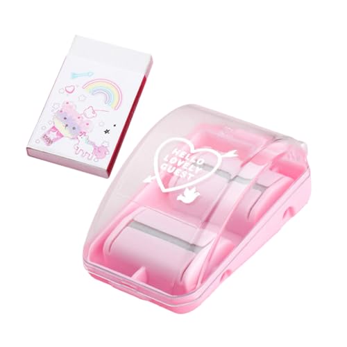 Angoily Mini Tisch ergänzer Roller Cleaner Set Sanfter Wiederverwendbarer Radiergummi krümelsammler Praktisch Tragbar Haushaltsfreundlich Staubfrei für Büro und Schreibtisch von Angoily