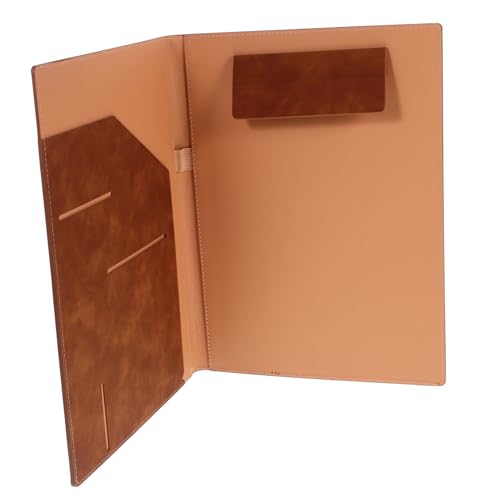 Angoily Multi Funktionales Business Portfolio Aktenordner mit Magnetverschluss Dokumentenhalter für Büro und Organizer für Visitenkarten und Unterlagen für Meetings von Angoily