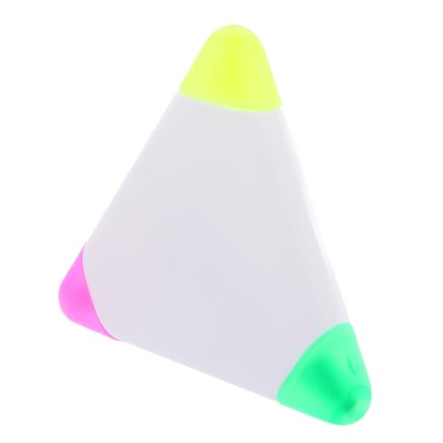 Angoily Multifarbige Dreieckige Textmarker und Leicht kein Tintenleck für Schule und Büro Vielseitige Fluoreszierende Marker zum Markieren Zeichnen und Notizen Machen von Angoily