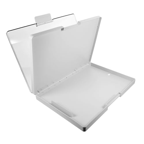 Angoily Multifunktionales Clip Board mit Stauraum Schreibunterlage für Büro und Konferenzen Robustes Material für Dokumente und Notizen Schreibbrett von Angoily