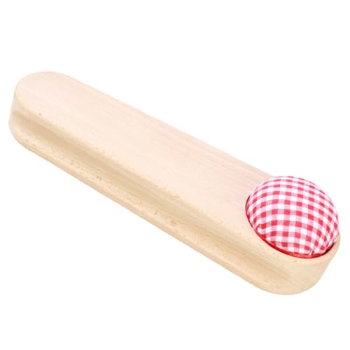 Angoily Multifunktionales Nähwerkzeug Holz Schneiderklöppel mit Nadelkissen für Quilten Bügeln und für Haushaltsnutzung Glatte Kanten für Komfort Design für Stabile Nähte von Angoily