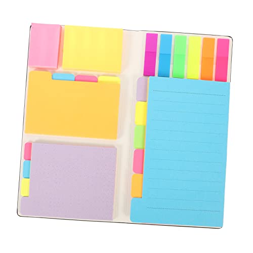 Angoily Multifunktionales Notizbuch Selbstklebende Haftnotizen Verschiedenen Farben für Büro und Zuhause Leicht und Tragbar für Erinnerungen und To Do Listen von Angoily
