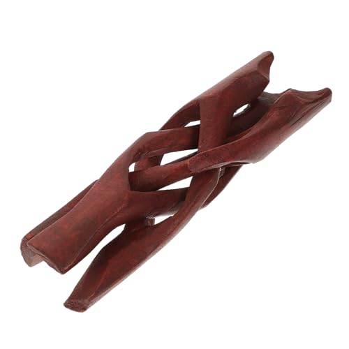 Angoily Multipurpose Wooden Tripod Stand für Abalone Snake Shape Design Eleganter Präsentationsständer für Kristallkugeln und Duftstäbchen Handgefertigt Hochwertigem Holz von Angoily
