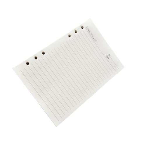 Angoily Nachfüllpapier Liniert Lochung Lose Nachfüllbare Einlagen für Ringbuch Notizbuch Planer für Männer und Frauen Angoily Nachfüllpapier Liniert Lochung Lose Nachfüllbare Einlagen für Ringbuch Notizbuch Planer für Männer und Frauen von Angoily