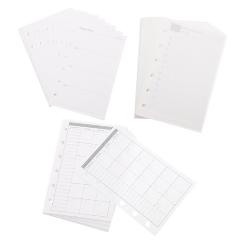 Angoily Nachfüllpapier Tagesplaner Wochenplaner Monatsplaner Lose Ringbuch Ersatzpapier für Binder Notizbuch Tragbarer Organizer mit Glattem Tintenfestem Papier Angoily Nachfüllpapier Tagesplaner Wochenplaner Monatsplaner Lose Ringbuch Ersatzpapier für Binder Notizbuch Tragbarer Organizer mit Glattem Tintenfestem Papier von Angoily