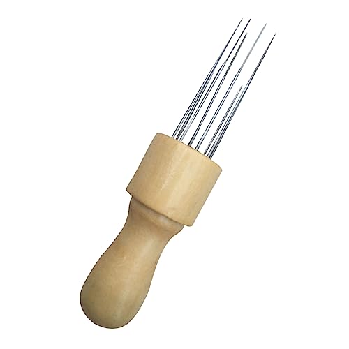 Angoily Nadelfilz Set Teilig mit Holzgriff Langlebige Metallnadeln für Trockenfilzen und Diy Handarbeit Komfortables Filznadel Werkzeugset für Anfänger und Kreative Wollfilzprojekte Angoily Nadelfilz Set Teilig mit Holzgriff Langlebige Metallnadeln für Trockenfilzen und Diy Handarbeit Komfortables Filznadel Werkzeugset für Anfänger und Kreative Wollfilzprojekte von Angoily