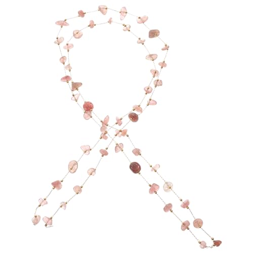 Angoily Natürliche Kristallperlen Kette für Diy Schmuckherstellung Halbedelsteine Strang für Halskette Armband Ohrringe Vielseitig Einsetzbar und Kreativ von Angoily