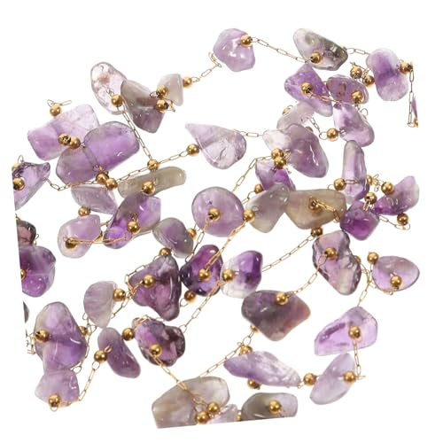 Angoily Natürliche Kristallperlen Kette für Diy Schmuckherstellung Ohrringe Armbänder und Vielseitige Mineralienperlen für Festliche Dekorationen und Bastelprojekte Angoily Natürliche Kristallperlen Kette für Diy Schmuckherstellung Ohrringe Armbänder und Vielseitige Mineralienperlen für Festliche Dekorationen und Bastelprojekte von Angoily