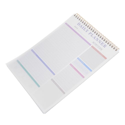 Angoily Notizbuch Notizblock To-do List Notepad Aufgabenorganisator Für Die Arbeit Täglicher Planungsrestrang Hausaufgabenplaner Planungsunterlagen Arbeitsorganisator Papier Violett von Angoily