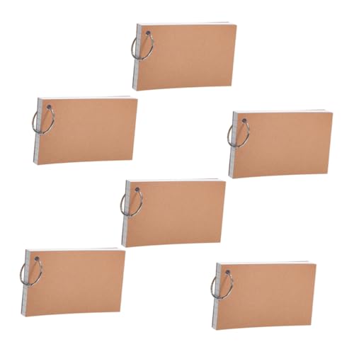 Angoily Notizbuch Papierblöcke Memo -pad Ausgekleidet Kleine Schreibblöcke Notizkarten Briefpapier Kleine Lernkarten Notizblock Karten Studieren Karten Lernkarten Weiß Eisen von Angoily