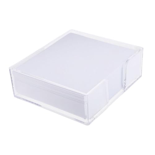 Angoily Notizzettel mit Transparentem Boxhalter Blanko Memo Pad Papier für Reibungsloses Schreiben Langlebig Leicht Entnehmbar als Büro Schreibtisch-organizer Angoily Notizzettel mit Transparentem Boxhalter Blanko Memo Pad Papier für Reibungsloses Schreiben Langlebig Leicht Entnehmbar als Büro Schreibtisch-organizer von Angoily