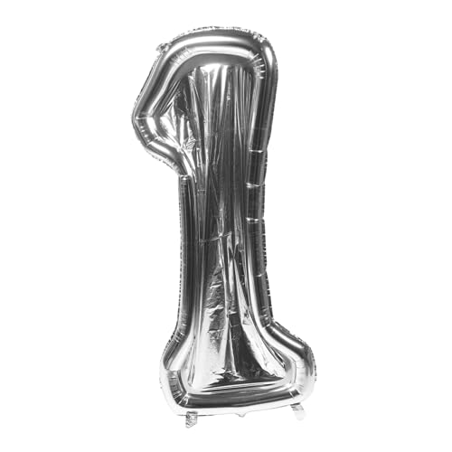 Angoily Nummernballon Aus Folie Geburtstagsballon Glücklich Helium Alles Zum Geburtstag Luftballons Zahlen Kirsche Gänseblümchen Ballons Geburtstag Dekorationen Aluminiumfolie Silver von Angoily