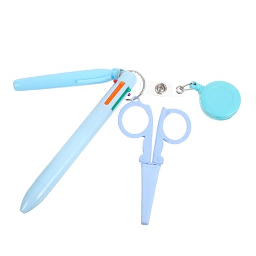 Angoily Nurse Pen mit Einziehbarem Badge Reel Clip Highlighter Marker Kugelschreiber und Faltbarer Schere und Multifunktional für Ärzte und Pflegepersonal im und Büro Angoily Nurse Pen mit Einziehbarem Badge Reel Clip Highlighter Marker Kugelschreiber und Faltbarer Schere und Multifunktional für Ärzte und Pflegepersonal im und Büro von Angoily