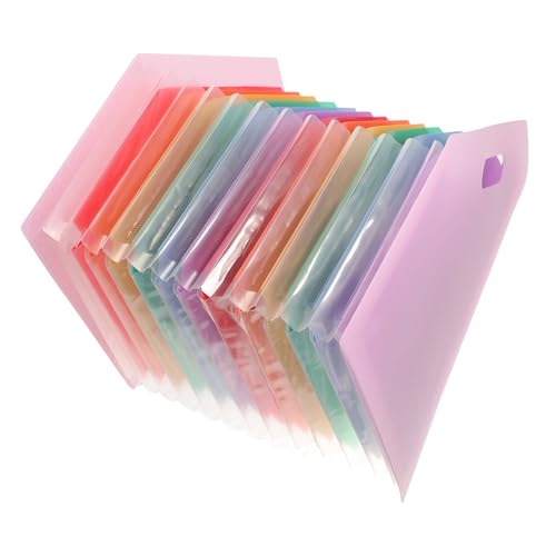 Angoily Ordner Organpaket aufbewahrungsdose storage boxes Aufbewahrungs-Ordner aktenordner aktenorganizer Akkordeon Datei Büro Vertikale bücherregal Aktenhalter aus Papier Plastik Colorful von Angoily