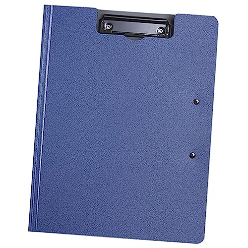 Angoily Ordnerbrett Büro-Zwischenablageordner Bindemittel Clipboard Planke Papier Datei Office-Dokumentenklammern Klassifizierungsschreibplatine Clip Büroklammer Büro-Schreibtafel pp Blau von Angoily