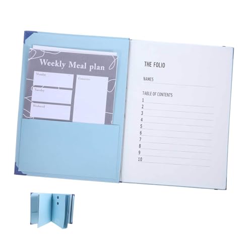 Angoily Orgeldokumententasche Organisation erweiterbar Ordner erweitern Akkordeondateiorganisator Datei-Organizer-Ordner Aktenhalter im Büro Organizer für Office-Dokumente Papier Blau von Angoily