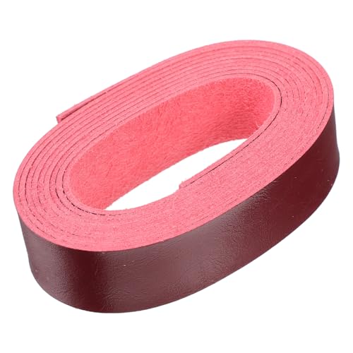 Angoily PU Lederstreifen Breit Lang Weicher Kunstleder Riemen in Weinrot für DIY Bastelarbeiten Vielseitiges Material für Taschenriemen Uhrenarmbänder Haustierhalsbänder und Angoily PU Lederstreifen Breit Lang Weicher Kunstleder Riemen in Weinrot für DIY Bastelarbeiten Vielseitiges Material für Taschenriemen Uhrenarmbänder Haustierhalsbänder und von Angoily