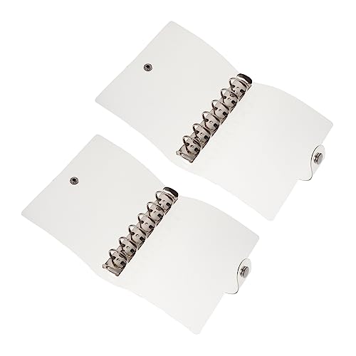 Angoily PVC Notizbuchhülle 2 Stücke Transparente 6-Loch Loseblattbinder PVC Einband für Notizen Tagebuch und Planung Schützt vor Beschädigungen Angoily PVC Notizbuchhülle 2 Stücke Transparente 6-Loch Loseblattbinder PVC Einband für Notizen Tagebuch und Planung Schützt vor Beschädigungen von Angoily