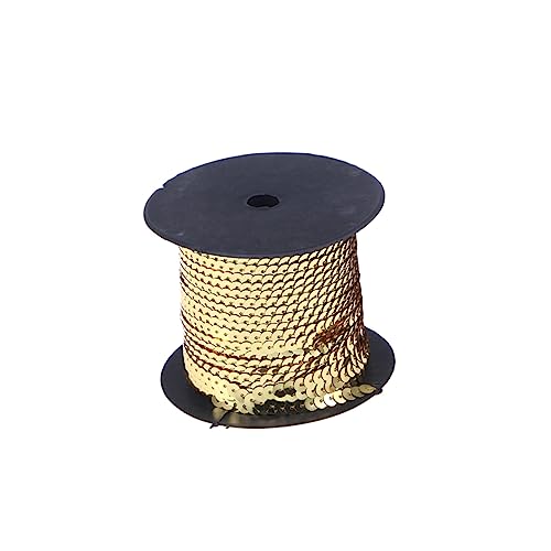 Angoily Paillette Applique Band für Diy Bekleidung Flexibles Spangle Sequin Satinband Hellgold Yards Rolle Hochzeitskleider und Textilarbeiten Angoily Paillette Applique Band für Diy Bekleidung Flexibles Spangle Sequin Satinband Hellgold Yards Rolle Hochzeitskleider und Textilarbeiten von Angoily