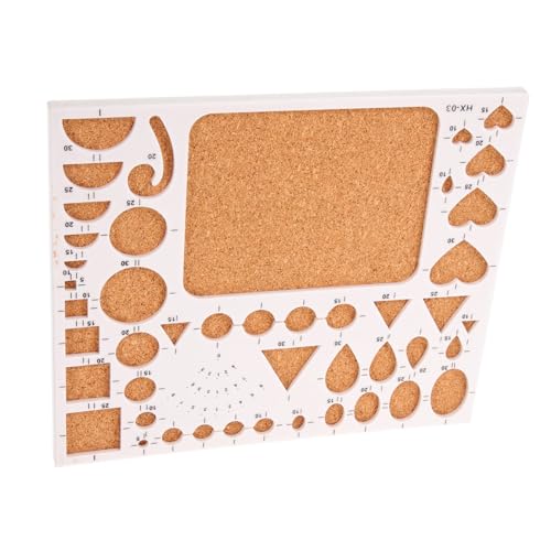Angoily Papierschablone Große Bastelplatten Quilling Zubehör Papierstreifen Farbiges Papier Bastelwerkzeug Für Anfänger Schlitzstift Aus Papier Blumenschablone Aus Papier Schlitzstift Aus von Angoily