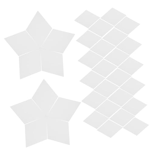 Angoily Patchwork-papiervorlage Diamant Papier-piecing-papier Zum Quilten Für Quiltvorlagen Zum Quilten Nähvorlagen Blume Zusammensetzen Nähen Quilt-schneidevorlagen Hexagon Weiß von Angoily
