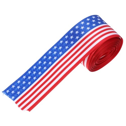 Angoily Patriotisches Geschenkband Yards Amerikanisches Flaggen Breit Dekoratives Bastelband für Unabhängigkeitstag Diy Schleifen und Vielseitig Einsetzbar Angoily Patriotisches Geschenkband Yards Amerikanisches Flaggen Breit Dekoratives Bastelband für Unabhängigkeitstag Diy Schleifen und Vielseitig Einsetzbar von Angoily