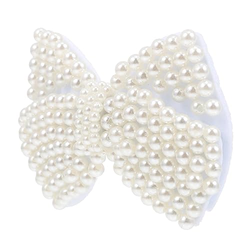 Angoily Pearl Bowknot Schuhdekoration Glänzende Accessoires für Kleidung Taschen und Hüte für Diy Projekte Personalisierung von Kostümen und Alltagsmode von Angoily