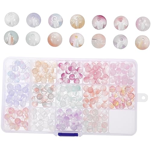 Angoily Perlenarmband Zubehör Armbänder Schmuckperlen Hübsche Perlen Perlen Kits Herstellung Runder Dekorativer Halsketten Klare Quetschperlen Charms Kaugummi Lose Perlen Glas Angoily Perlenarmband Zubehör Armbänder Schmuckperlen Hübsche Perlen Perlen Kits Herstellung Runder Dekorativer Halsketten Klare Quetschperlen Charms Kaugummi Lose Perlen Glas von Angoily