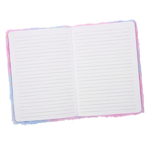 Angoily Plüsch Notizbuch mit Süßes Tagebuch für Kreative Notizen Tragbares Tagebuch für Schule Büro und Reisen für Frauen Zufällige Farbe von Angoily