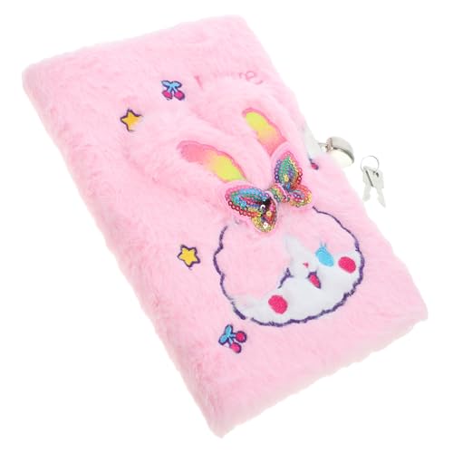 Angoily Plüsch-notizbuch Süße Stifte Mädchen-accessoire Bücher Für Mädchen Kleiner Notizblock Mini Journal -notizbuch Cartoon-tagebuch Kindertagebuch Mit Schloss Rosa Papier Angoily Plüsch-notizbuch Süße Stifte Mädchen-accessoire Bücher Für Mädchen Kleiner Notizblock Mini Journal -notizbuch Cartoon-tagebuch Kindertagebuch Mit Schloss Rosa Papier von Angoily