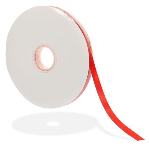Angoily Polyester Geschenkband Rot Strapazierfähiges Bastelband für Geschenkverpackung DIY Hochzeit Dekoration Glatt Farbintensiv Reißfest und Vielseitig Einsetzbar Angoily Polyester Geschenkband Rot Strapazierfähiges Bastelband für Geschenkverpackung DIY Hochzeit Dekoration Glatt Farbintensiv Reißfest und Vielseitig Einsetzbar von Angoily