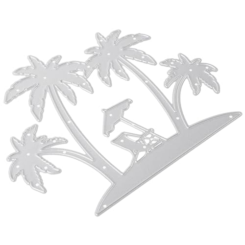 Angoily Prägestempel Kokosnuss Sprengen Sie Palmen Für Die Party Baumfällung Gestanzt Baum Schneiden Stirbt Strand-stanzform Kokosnuss Schneiden Herstellung Tropische Stanzungen Metall von Angoily
