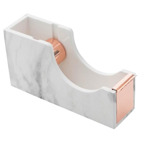 Angoily Praktischer Tragbarer Klebebandabroller mit Marmormuster Eleganter Rosegoldener Tape Dispenser Leicht und Handlich für Büro Schule und Zuhause Schnelles Einfaches Klebeband Angoily Praktischer Tragbarer Klebebandabroller mit Marmormuster Eleganter Rosegoldener Tape Dispenser Leicht und Handlich für Büro Schule und Zuhause Schnelles Einfaches Klebeband von Angoily