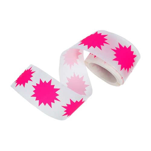Angoily Preisetiketten Aufkleber Leuchtend Selbstklebend Explosion Form für Einzelhandel Büro DIY Basteln Vielseitig Beschriftbar Multiflächen Kompatibel Sticker Angoily Preisetiketten Aufkleber Leuchtend Selbstklebend Explosion Form für Einzelhandel Büro DIY Basteln Vielseitig Beschriftbar Multiflächen Kompatibel Sticker von Angoily