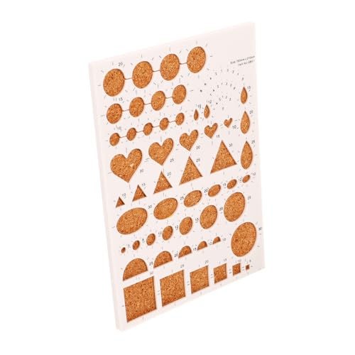 Angoily Quilling Vorlage Board Kork Langlebiges Diy Papier Quilling Werkzeug Verschiedene Schlitze für Vielseitige Anwendungen Kompakt und Tragbar für Anfänger und Bastelfans Angoily Quilling Vorlage Board Kork Langlebiges Diy Papier Quilling Werkzeug Verschiedene Schlitze für Vielseitige Anwendungen Kompakt und Tragbar für Anfänger und Bastelfans von Angoily
