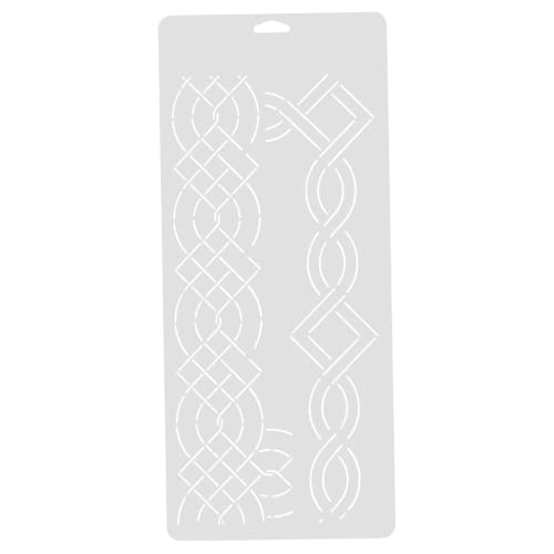 Angoily Quilting Template Patchwork Lineal aus Stabilem Material für DIY Nähen und Handarbeiten Vielseitige Quilt Schablone für Anfänger für Freihand Steppen und Kreative Nähprojekte von Angoily