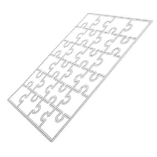 Angoily Rechteckige Puzzle Metall-stanzformen aus Kohlenstoffstahl für DIY Scrapbooking Prägung Papieralbum Dekoration Kompatibel mit Stanzmaschinen Angoily Rechteckige Puzzle Metall-stanzformen aus Kohlenstoffstahl für DIY Scrapbooking Prägung Papieralbum Dekoration Kompatibel mit Stanzmaschinen von Angoily