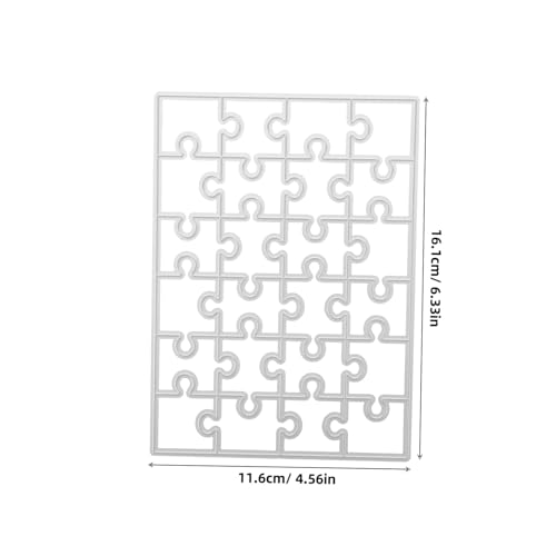 Angoily Rechteckige Puzzle-metall-stanzformen aus Carbonstahl für Scrapbooking und Kartenherstellung Kompatibel mit Stanzmaschinen Feine Details für Prägung und Papierdekoration Vielseitig Angoily Rechteckige Puzzle-metall-stanzformen aus Carbonstahl für Scrapbooking und Kartenherstellung Kompatibel mit Stanzmaschinen Feine Details für Prägung und Papierdekoration Vielseitig von Angoily
