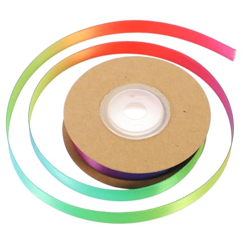 Angoily Regenbogenband Farbverlauf Breit Polyester Geschenkband für DIY Basteln Geschenkverpackung Dekoration Haaraccessoires Schleifen Herstellung Angoily Regenbogenband Farbverlauf Breit Polyester Geschenkband für DIY Basteln Geschenkverpackung Dekoration Haaraccessoires Schleifen Herstellung von Angoily