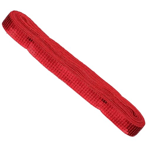 Angoily Reihiges Funkelndes Paillettenband Multifunktionales Bastel und Bekleidungszubehör Sicherer und Langlebiger Stoffbesatz für Kostüme Schals Hüte DIY Verzierungen von Angoily