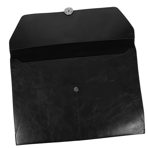 Angoily Reisemappenkoffer unterlagen organizer file organizer Organisation Portfolio-Fall dokumentieren briefumschläge ordner Dokumentenmappe aus Leder Portfolio-Mappe aus Leder, A4 Black Angoily Reisemappenkoffer unterlagen organizer file organizer Organisation Portfolio-Fall dokumentieren briefumschläge ordner Dokumentenmappe aus Leder Portfolio-Mappe aus Leder, A4 Black von Angoily