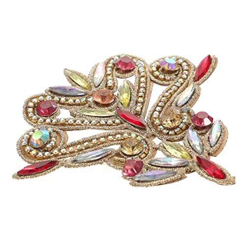 Angoily Rhinestone Applique Patch für Kleidung und Schuhe Selbstklebender Dekorationsaufnäher zur Reparatur und Verschönerung von Kleidungsstücken und Accessoires Angoily Rhinestone Applique Patch für Kleidung und Schuhe Selbstklebender Dekorationsaufnäher zur Reparatur und Verschönerung von Kleidungsstücken und Accessoires von Angoily