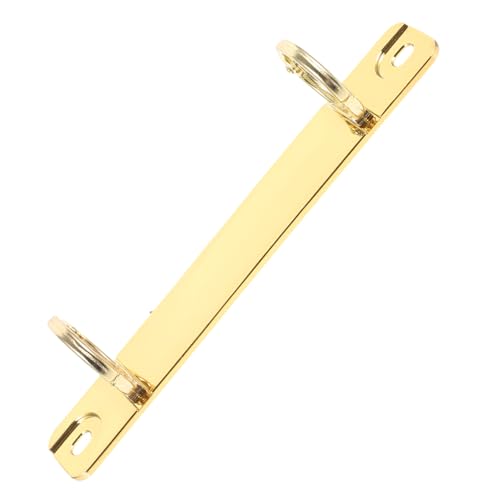 Angoily Ring zum Binden von Loseblattbüchern Kammbindungsstacheln Loch Wächter Bindemittel Einfügung dünn ordner mappen Dokumenten Binder Buchbindemaschinen Notizbuch Binder Metall Golden von Angoily