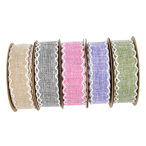 Angoily Rolle 10 Verpackungsband für Party Tischläufer für die Hochzeit Funkeln Abschlussball Bastelbandbündel stoffgürtel partydekoration Verpackungsbänder aus Leinen Schleifenband Rosa Angoily Rolle 10 Verpackungsband für Party Tischläufer für die Hochzeit Funkeln Abschlussball Bastelbandbündel stoffgürtel partydekoration Verpackungsbänder aus Leinen Schleifenband Rosa von Angoily