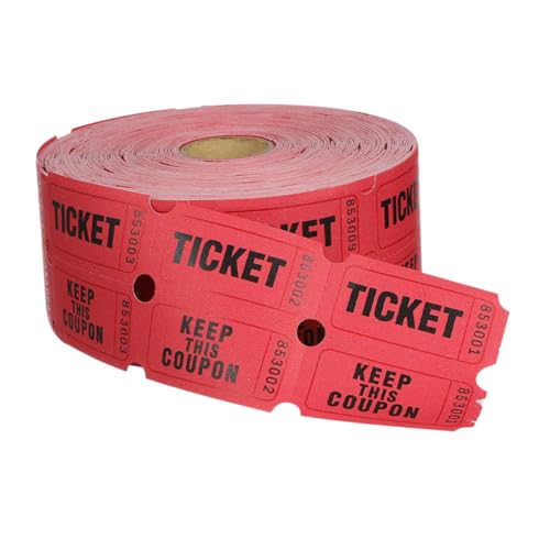 Angoily Rollo Raffle Tickets aus Papier Event und Gutscheintickets Perforierte Losnummern für Feiern Schule und Veranstaltungen von Angoily