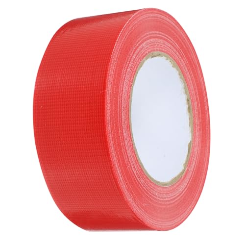 Angoily Rotes Wasserdichtes Schweres Klebeband Starke Haftung Vielseitig für Reparaturen und DIY Wetterbeständig Robustes Duct Tape für Innen Außenbereich von Angoily
