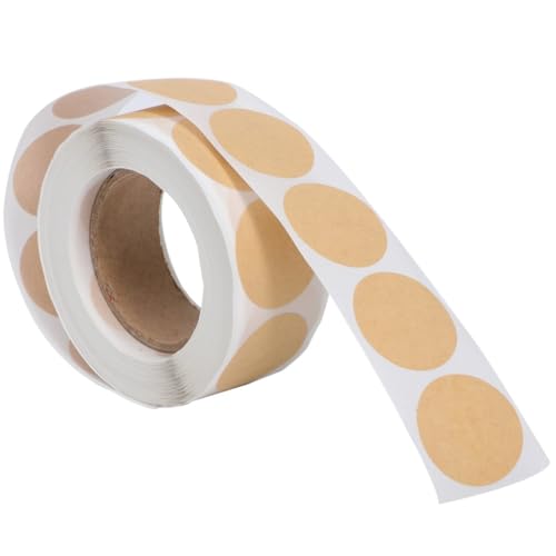 Angoily Runde Selbstklebende Aufkleber DIY Etiketten aus Kraftpapier für Valentinstag Geschenkverpackung Stark Haftend Vielseitig Beschriftbar für Süßigkeiten Keksbeutel Notizbücher Angoily Runde Selbstklebende Aufkleber DIY Etiketten aus Kraftpapier für Valentinstag Geschenkverpackung Stark Haftend Vielseitig Beschriftbar für Süßigkeiten Keksbeutel Notizbücher von Angoily