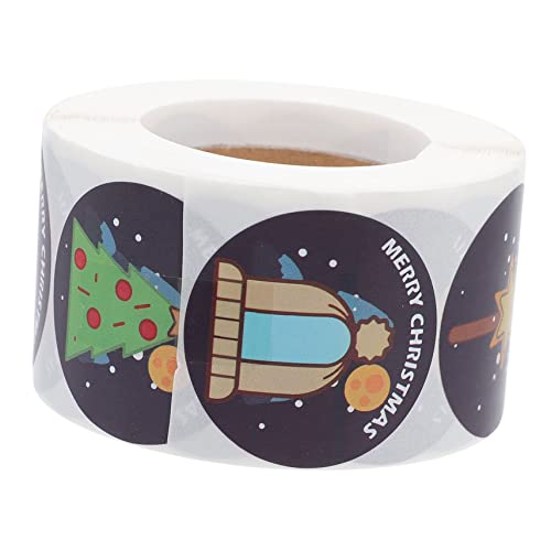 Angoily Runde Weihnachtsaufkleber aus Hochwertigem Papier Ablösbar ohne Rückstände Vielseitig Einsetzbar für Geschenkverpackungen Scrapbooking und Weihnachtsdeko mit Xmas Siegel Etiketten Angoily Runde Weihnachtsaufkleber aus Hochwertigem Papier Ablösbar ohne Rückstände Vielseitig Einsetzbar für Geschenkverpackungen Scrapbooking und Weihnachtsdeko mit Xmas Siegel Etiketten von Angoily
